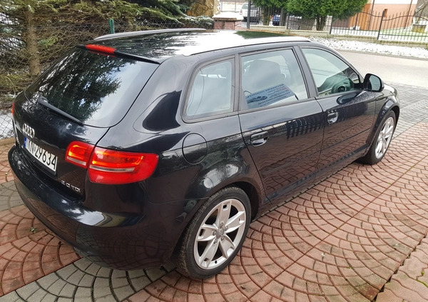 Audi A3 cena 22900 przebieg: 265000, rok produkcji 2008 z Kielce małe 67